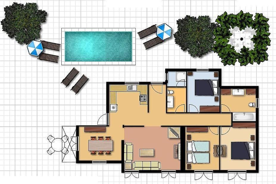 V&V Villas Almiros Beach Bagian luar foto