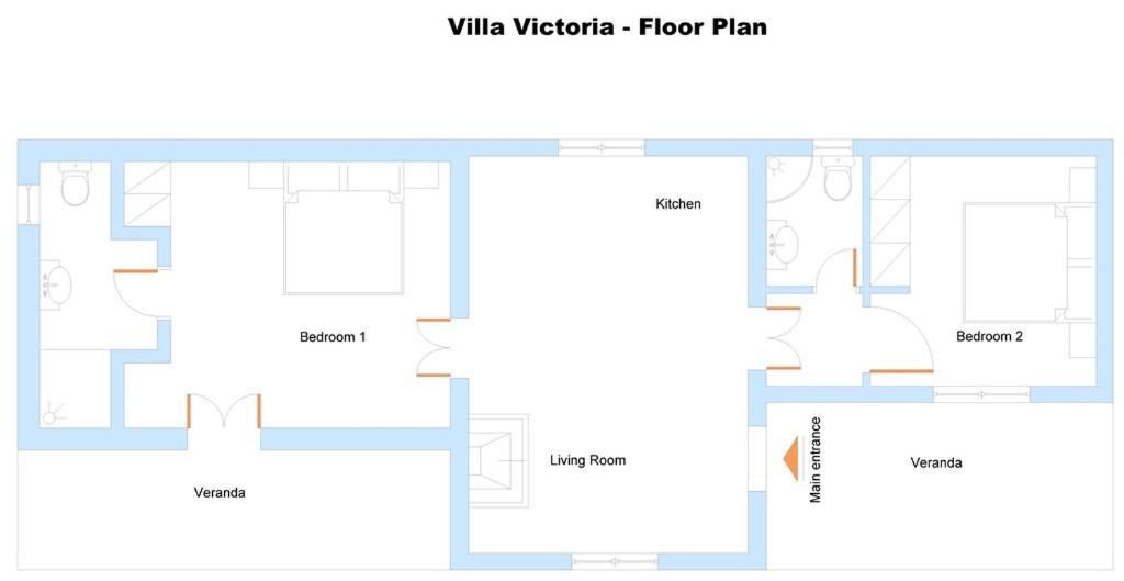 V&V Villas Almiros Beach Bagian luar foto